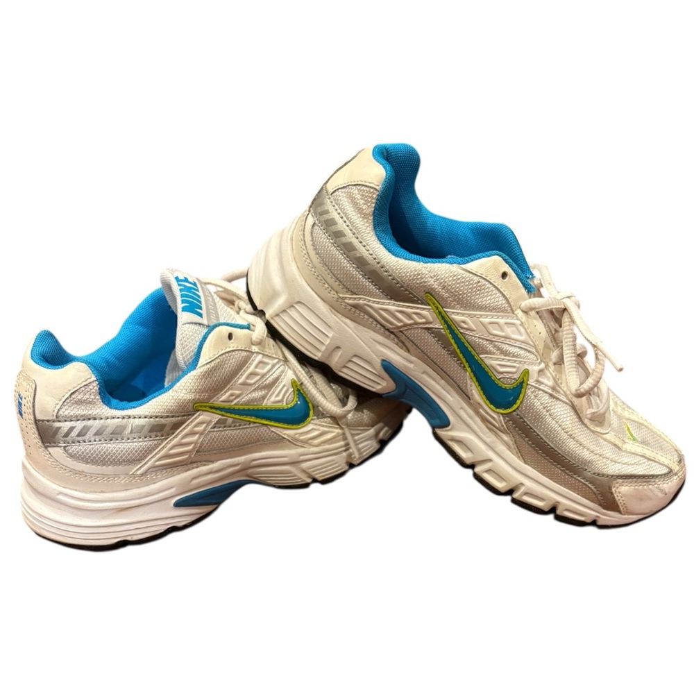 Nike Initiator White and Blue Sneakers